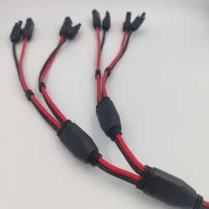 10AWG 12AWG Copper PVC Insulated Solar Cable IP67 1*2m 24V 12V 2A for Solar Panel Power Station Home Industrial Use