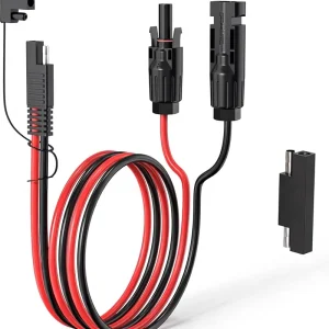 10AWG PVC IP67 25V 太阳能连接线，用于连接 SAE 适配器延长线，适用于太阳能电池板和汽车电池充电器套件