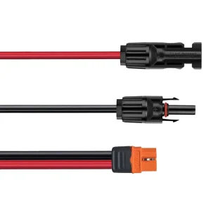 10AWG Solar Extension Cable to XT60 Connector Waterproof PV Wire Harness Cable for Portable Power Station