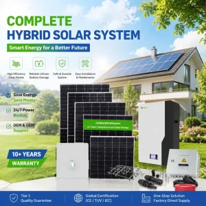 10KW 15KW 20KW Hybrid Home Solar Energy System with Battery