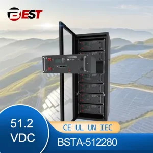 10KW 20kWh 100Ah 200Ah 51.2V LiFePO4 Stackable Hybrid Grid Solar Battery Storage with CAN Communication