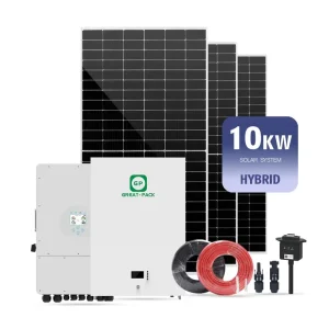 10KW Battery 10KWH MPPT Plug and Play 10KW Hybrid Solar Power System Home Solar Systems Complete