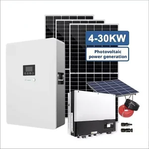10KW Monocrystalline Silicon Solar Generator System MPPT Inverter Lithium Battery Solar Power System for Home Commercial