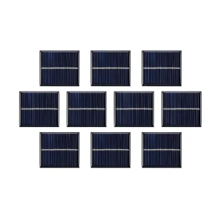 10Pcs 3V 120mA Epoxy Photovoltaic Solar Cell Charger 60mmx55mm