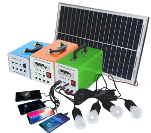 10W 30W Portable Home MP3 Solar Lighting System