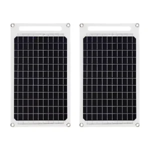 10W Foldable Solar Panel Flexible PET Monocrystalline Technology 22% Efficiency Fast Charge USB Outdoor Travel SP10W