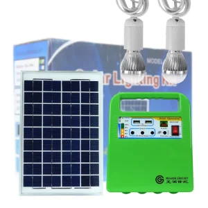 10W Mini Outdoor Solar Camping Energy LiFePO4 Off-grid Solar LED Home Lighting System With Lithium Battery