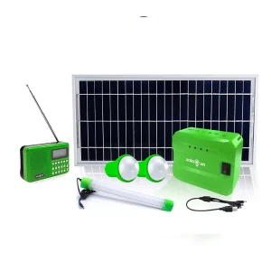 10W Solar Home Lighting System Kit with Phone Charging