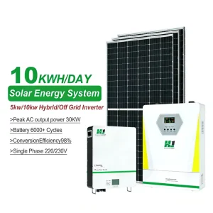 10kW 15kW 20kW 30kW Hybrid Solar Energy System Solar Panel Kit 5000w off Grid Solar Power Systems Set Solar System 10000watt