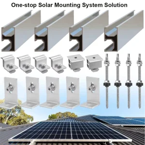 10kW Metal Roof Solar PV Mounting Support Structure