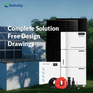 10kW Off Grid Solar System With Battery and Inverter for Rural Area