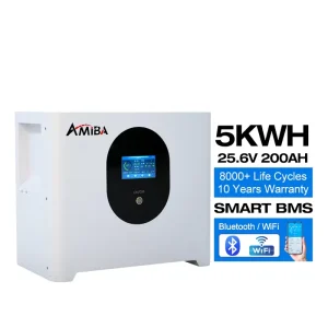 10kWh 16kWh 20kWh 48V 51.2V 200Ah 314Ah 400Ah LiFePO4 Lithium Battery Wall Mounted Home Solar Power Storage ESS