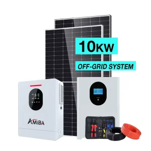 完整套混合太阳能储能系统 10kw 15kw 20KW 离网混合太阳能发电系统套件