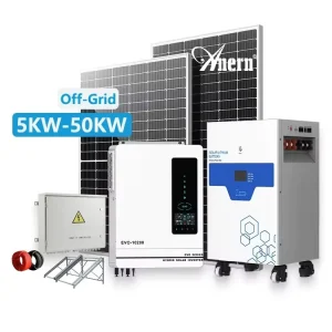 10kw 20kw 30 Kw Off Grid Home Solar Panel System With 48v 200ah Energy Storage Batteries For Home