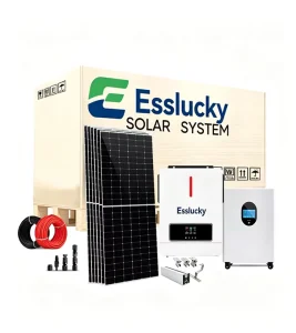 混合式离网住宅太阳能系统 10kw 30kw 40kw 5KW 太阳能发电套件 商业用离网磷酸铁锂电池系统