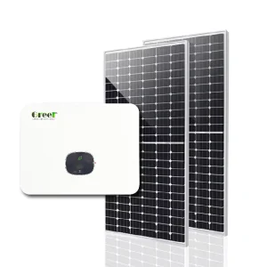 10kw 5kw Weather Resistant Inverter Solar Power System All Weather Stable Power Supply Durable Photovoltaic Panels