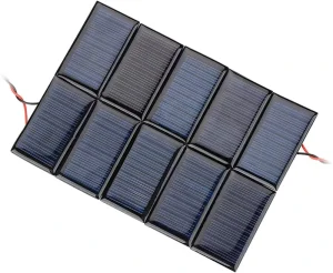 10pcs 5V 30mA Mini Solar Panels for Electric Toys Photovoltaic Solar System Kits