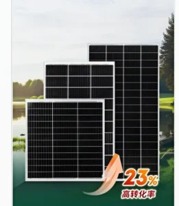 高效10w 100w 6V 18v单晶硅太阳能电池板半电池光伏组件，用于发电