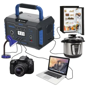 110V 230V Solar Portable Power Station Portable Solar Generator for Camping 1000W Lithium Ion Energy System