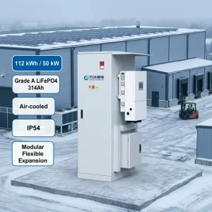 112 kWh 241 kWh Containerized Storage System 314 Ah High Energy Density Cells UN38.3 Approved IP54 for Factory Peak