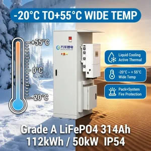 112kWh 215kWh Container BESS Lithium Battery Energy Storage System for Solar and Industrial Energy Storage