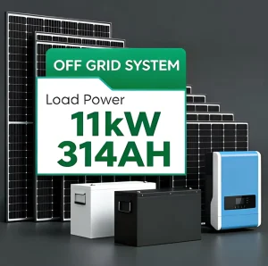 11kW 48V Monocrystalline Solar System Grid Complementary Function 16kWh Lithium Ion Balcony Free Standing Mounting Complete Kit