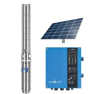 12.5Hp AC DC Hybrid Solar Borehole Pump for Agriculture Irrigation