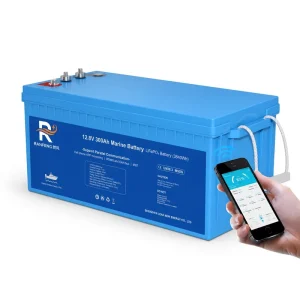 12.8V 300Ah LiFePO4 Deep-Cycle Lithium Marine Battery, Solar Energy Storage, 5000 Cycles