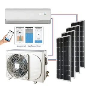12000BTU Solar Panel Drive in Day Time WiFi Control AC/DC Hybrid Solar Air Conditioner