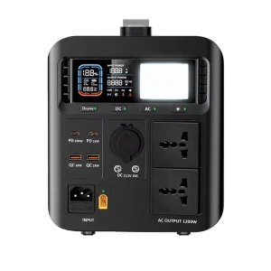 1200W 1008Wh Solar Generator, Fast Charging and Digital Display, Pure Sine Wave Inverter, Portable Power Station
