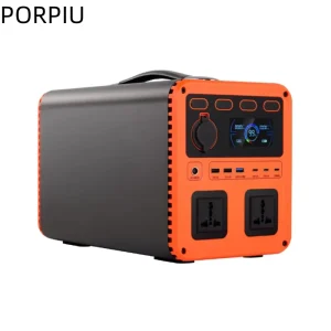 1200W All-in-One Home Camping Station Portable Solar Power Station Electric Solar Generator Car Jump Starter Wireless Charging