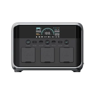 1200W Lithium Ion Portable Power Station 1152Wh Solar Generator 110V 220V AC for Camping RV Home Emergency