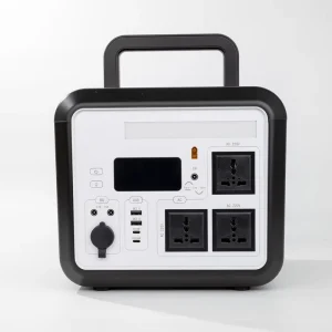 1200W Portable Power Station Generator with MPPT Controller Solar Panel Battery & Flashlight for Home Use