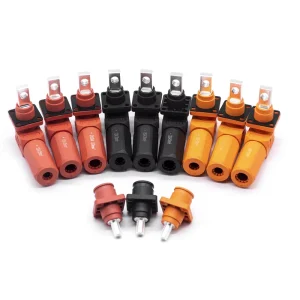 120A 200A Male Female Battery Energy Storage Plug Cable Pole Connector Heavy Duty Waterproof Power Connector