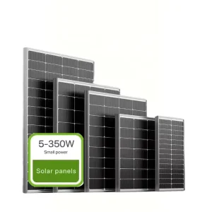 120W 单晶太阳能电池板 24V/18V/12V/100W 高效率 18.6% 银/黑框 高透射率 AR 镀膜玻璃