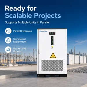 125kW 241kWh LiFePO4 Solar Diesel Energy Storage Cabinet for African Construction Camp Peak Shaving for Commercial Sites