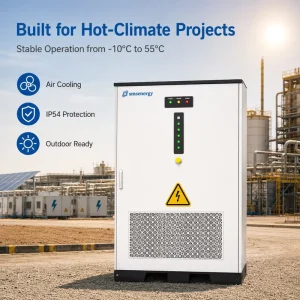 125kW 241kWh LiFePO4 Solar Diesel Energy Storage Cabinet for African Island Community Grid Load Shifting Site Power System