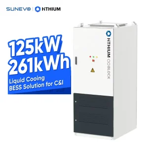 125kW 261kWh Liquid Cooling Lithium Battery Energy Storage System for Telecom Base Station Diesel Generator Replacement