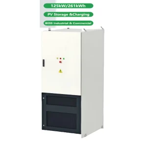 125kW 261kWh Solar Energy Storage System Industrial Commercial Storage Container with 3.2V 314Ah LiFePO4 Lithium Batteries