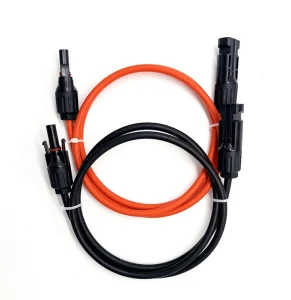 双芯 12AWG 14AWG 太阳能光伏连接器延长线