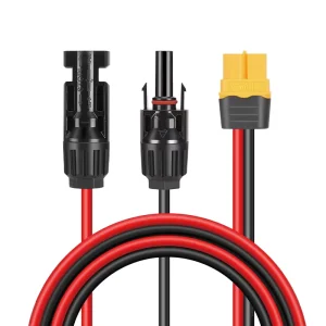 12AWG 4mm2 PVC XLPE Insulated High Voltage Solar Connector Cable Male/Female Single Head Copper for Power Station