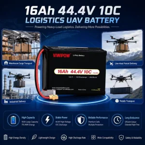 12S HV CE Autonomous 16000mah High Semi-solid State Lithium Ion Drone Battery Cluster Smart Agriculture UAV Battery