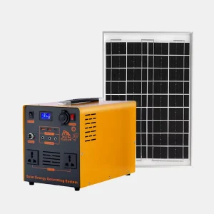12V 100Ah LiFePO4 Portable Power Station 1000W Solar Generator for Home Emergency Backup Camping Power Supply