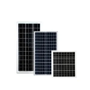 单晶太阳能电池板 12V 24V 高效光伏电池板