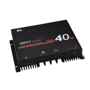 12V 24V 40A MPPT Solar Charge Controller for All Battery Types with Bluetooth, DC Load for RV Caravan Marine