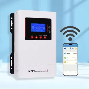 12V 24V 48V 40A 60A 80A 100A 120A MPPT Solar Charge Controller with WiFi App for LiFePO4 Sealed Gel AGM Flooded Lithium Batteries