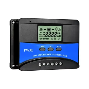 12V 24V 48V PWM Solar Charge Controller 10A 20A 30A 40A 50A 60A with Display for Solar System Off-Grid System