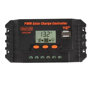 12V 24V 48V PWM Solar Charger Controller 10A 15A 20A Intelligent Solar Controller with CE ROHS