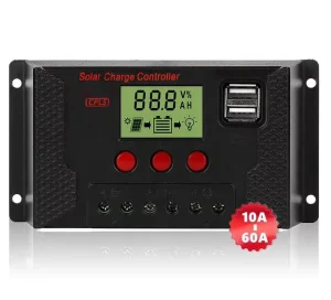 12V 24V Auto PWM Solar Charge Controller 10A 20A 30A 40A 50A 60A for Solar Panel Battery Charging