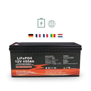 12V 400Ah Deep Cycle Lithium Ion Battery for Solar Systems with BMS